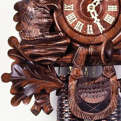 Vista 2 de Reloj de cuco Reloj de caza, ciervo de pie