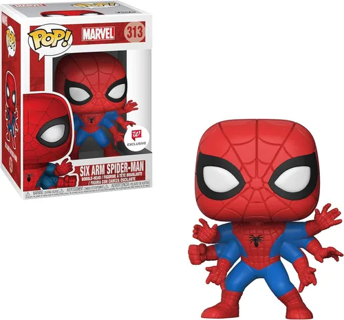 Vista 2 de Funko POP Six Arm Spider-Man Exclusive Figura del hombre araña con seis brazos