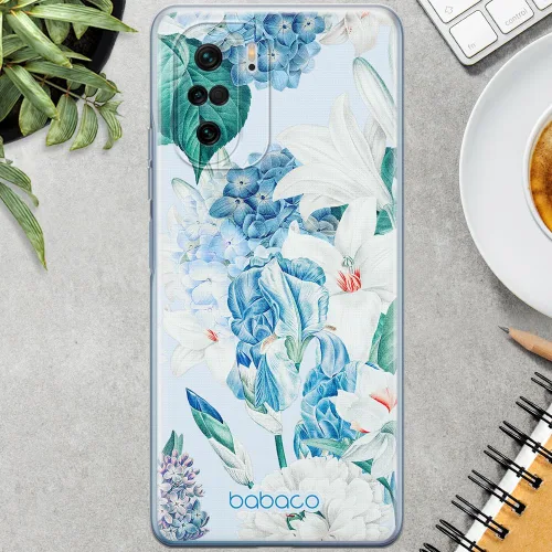 Vista 3 de BABACO Caja del teléfono móvil del Grupo ERT para Xiaomi MI 11i/REDMI K40/K40 PRO/Poco F3/F3 PRO Patrón original y oficial Flores 026 adaptado a