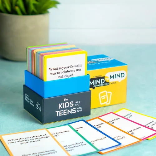 Vista 3 de 400 tarjetas de conversación para niños y adolescentes: preguntas para niños, conversación familiar, iniciadores de conversación para familias