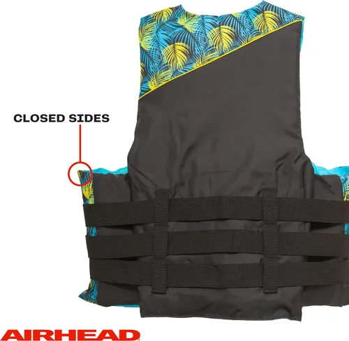 Vista 3 de Airhead Chaleco salvavidas Tropic PFD cerrado Niño, joven y adulto
