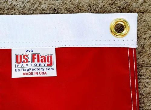 Vista 5 de US Flag Factory Bandera arcoíris de 2 x 3 pies (rayas cosidas) para exteriores SolarMax nailon – Orgullo gay lesbiana LGBT – Calidad premium