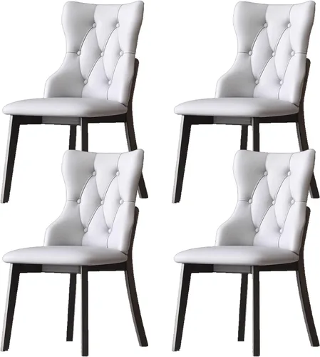 Vista 16 de Upholstered Dining Chairs Set, Modern Kitchen Dining Chairs Backrest Reading Office Desk Chair, for Living Room & Bedroom, Living Room, Home