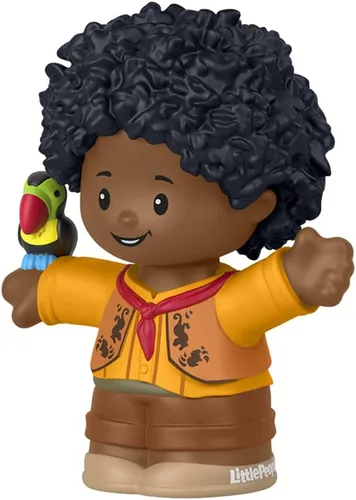 Vista 2 de Pieza de repuesto para Little People Encanto Playset - HMX75 ~ El primo de Mirabel, Antonio con un tucán