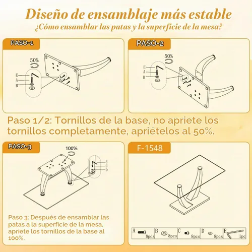 Vista 7 de Juego de mesa de comedor de mármol sintético para 6, mesas de comedor rectangulares para 6, mesa de cocina dorada y 6 sillas de piel sintética