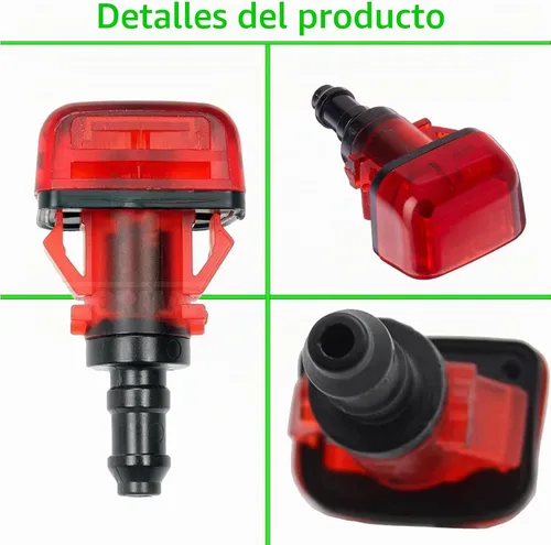 Vista 2 de Boquilla para limpiaparabrisas trasero compatible con H-onda Pilot MK2 EX EX-L LX Touring 2009 2010 2011 2012 2013 2014 2015