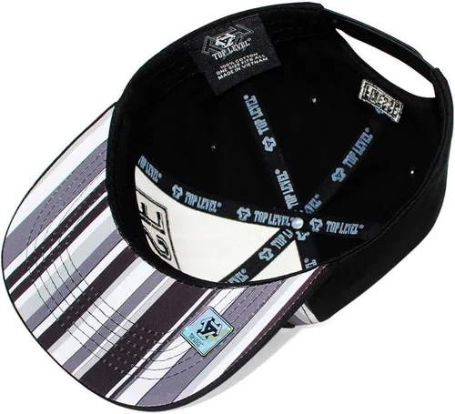 Vista 6 de Top Level Gorra ajustable de algodón Snapback 7 (varios diseños únicos de sombreros disponibles)