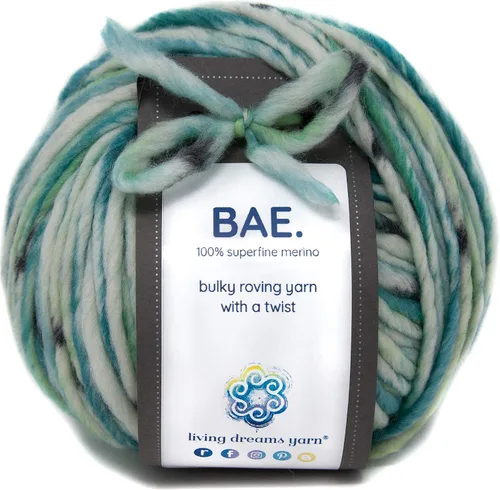 Vista 19 de BAE by Living Dreams - Ovillo de lana tierno, fuerte y súper suave para los tejidos de invierno junto a la piel. Hilo de lana merino 100% extrafino