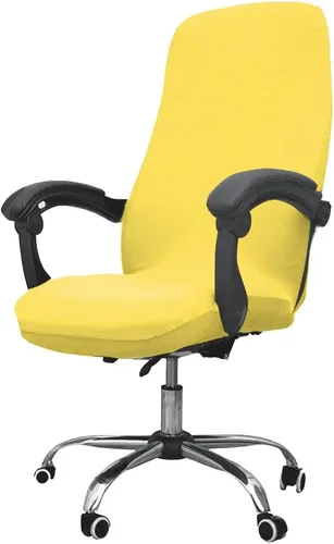 Vista 43 de Melaluxe Funda para silla de oficina con fundas para brazos - Funda elástica universal para silla de escritorio, fundas para silla de computadora