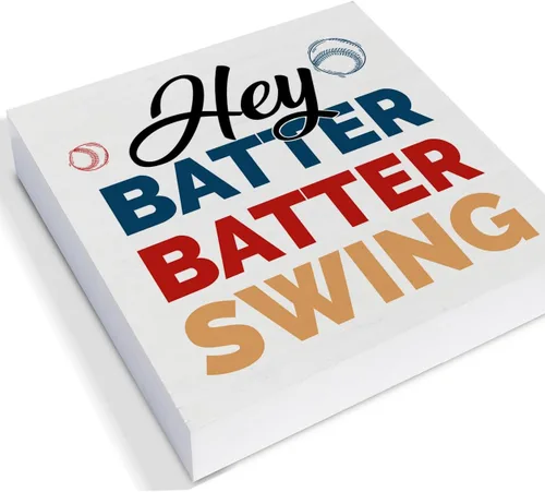 Vista 3 de Decoración de béisbol para el hogar, deportes de béisbol, bandeja escalonada, decoración de 3 piezas, caja de madera decorativa, decoración de mesa