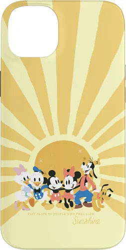 Vista 15 de iPhone 16 Disney Mickey y sus amigos Personas que se sienten como Sunshine Case