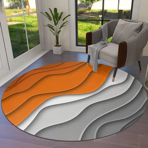 Vista 20 de Alfombra abstracta rosa y gris de San Valentín de 2 x 3 pies, alfombra estética geométrica moderna, antideslizante, rectangular, lavable
