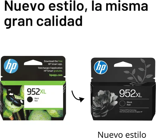 Vista 3 de Cartucho de tinta negra de alto rendimiento HP 952XL para impresoras Funciona con OfficeJet 8702 OfficeJet Pro 7720, 7740, 8210, 8216, 8710, 8715