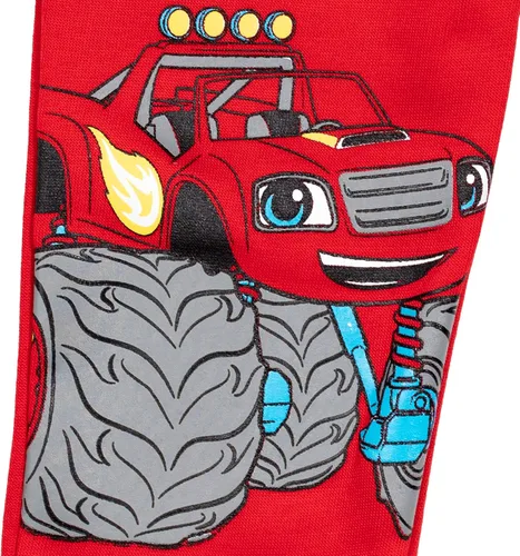 Vista 6 de Blaze and the Monster Machines Zeg Stripes Pickle - Conjunto de sudadera con capucha y pantalones deportivos para niños pequeños a grandes