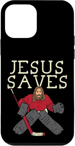 Vista 16 de Jesus Save Ice Hockey Goalie Religious Christian Goaltender Case for iPhone 17