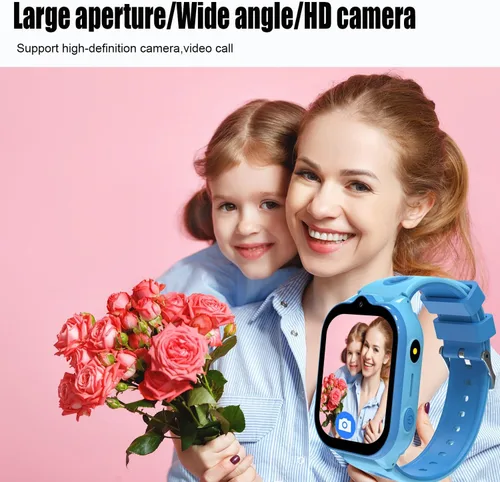 Vista 4 de Reloj inteligente 4G para niños con rastreador GPS, relojes inteligentes con llamadas bidireccionales de videollamadas SOS, modo de clase