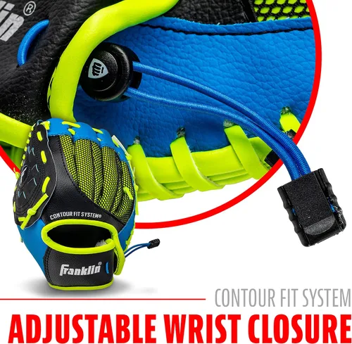 Vista 6 de Guantes Franklin Sports con agarre, para T-ball (9.0 pulgadas)