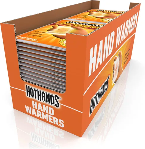 Vista 2 de HotHands - Calentadores de manos – Calentadores activados por aire naturales sin olor de larga duración – 40 pares y calentadores de pies