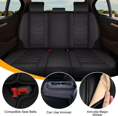 Vista 2 de TTX LIGHTING Fundas de asiento de automóvil personalizadas para Mazda CX5 2013-2025: CX-5 juego completo de fundas de asiento impermeables de piel