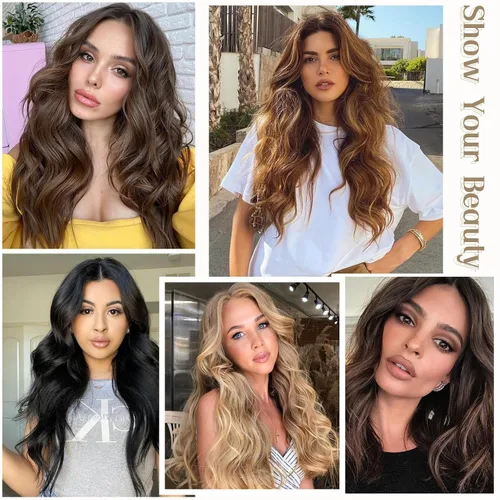 Vista 6 de Elailite Toppers para el cabello para mujer, piezas de cabello humano real para mujeres con cabello delgado, 3.1x3.9 in, base de malla triangular