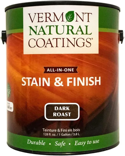 Vista 22 de Vermont Natural Coatings PolyWhey Stain & Finish - Champlain Blue - Cuarto de galón