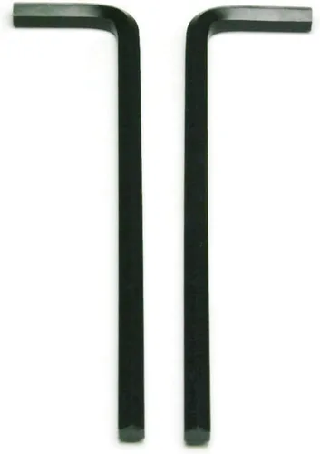 Vista 2 de Llave Allen hexagonal negra de brazo largo 1/8 pulgadas - Cantidad 25