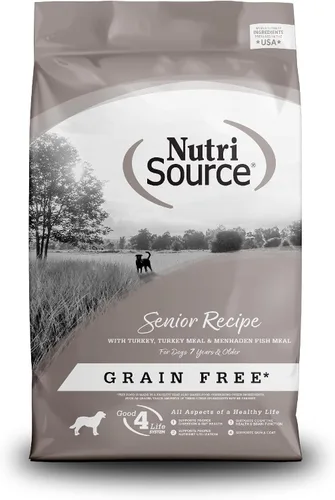 Vista 11 de NutriSource Alimento seco para perros mayores, pollo y arroz, 4 libras