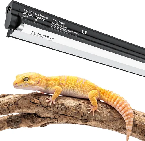 Vista 10 de Kit combinado de lámpara de reptil T5 UVB 10.0 (34 pulgadas)