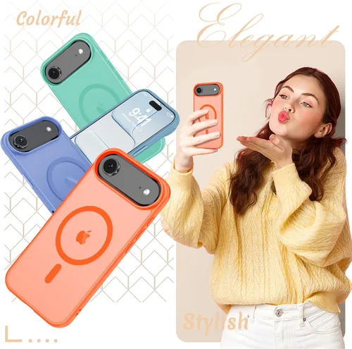 Vista 1488 de Funda para Google Pixel 10 Pro XL, cubierta magnética mate, color negro Fit for MagSafe, Screen Protector included, Shockproof Military Grade
