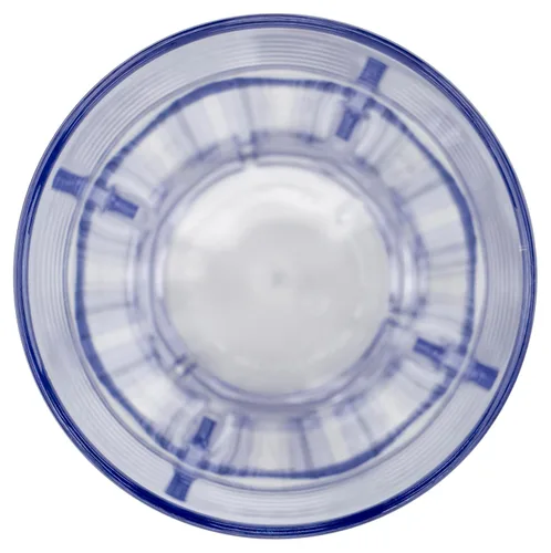 Vista 4 de G.E.T. 9922-1-CL - Vaso de plástico facetado inastillable, resistente, 22 onzas, transparente (juego de 12) Dishwasher safe, BPA-free