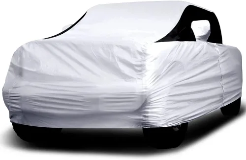 Vista 12 de Titan Premium - Funda de coche PEVA multicapa para sedanes compactos de 176 a 185 pulgadas. Impermeable, protección UV, forro protector