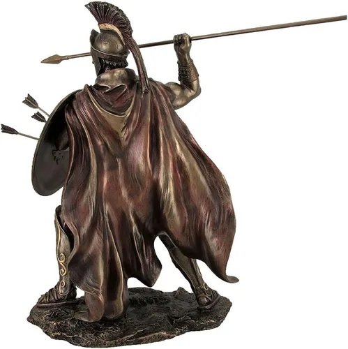 Vista 4 de Unicorn Studios WU76534B4 Rey Leónidas Guerrero griego de Esparta - Bronce