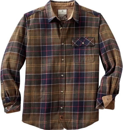 Vista 55 de Legendary Whitetails Camisa de franela de manga larga con botones para hombre, 100% algodón