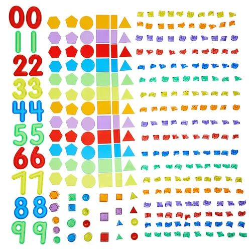Vista 6 de Excellerations Papelera de matemáticas de mesa ligera - 296 piezas