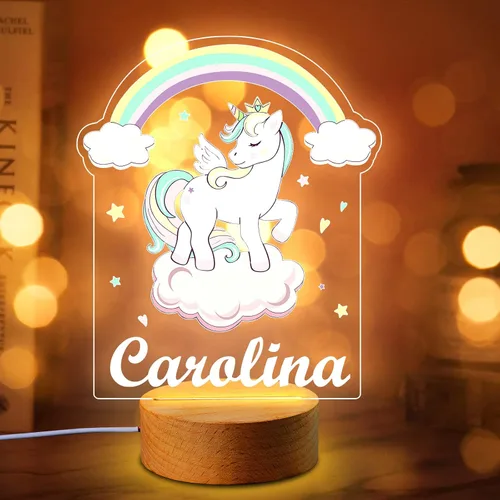 Vista 9 de Luz nocturna con nombre personalizado para niños, lámpara de luz nocturna personalizada para bebé, decoración de habitación de niños, regalos