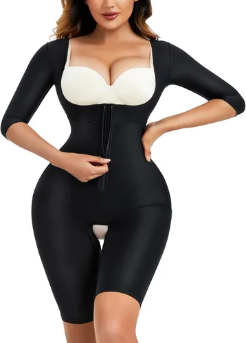 Vista 8 de LANCS Fajas Colombianas moldeadoras de cintura para mujer, con control de abdomen y control de abdomen