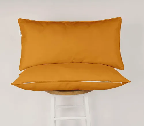 Vista 43 de Funda de almohada lumbar de tela de poliéster para interiores y exteriores, impermeable, rectangular, para todo tipo de clima, para muebles