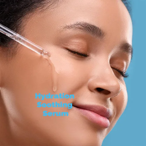 Vista 5 de PRETTYSKIN Suero facial de niacinamida al 10% con 10% de ácido hialurónico y vitamina B5, suero facial hidratante CICA para apariencia de poros