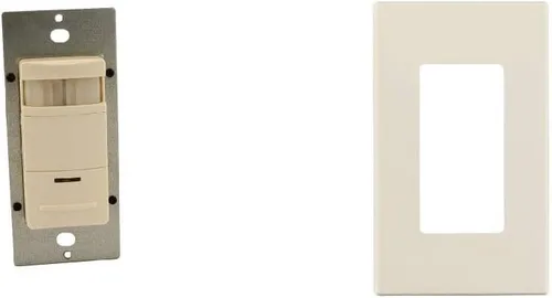 Vista 7 de Leviton Decora - Paquete de sensores de ocupación de interruptor de pared con paquete de energía súper resistente