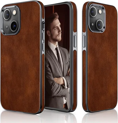 Vista 30 de LOHASIC Funda de piel diseñada para iPhone 13, funda clásica de lujo, suave, antiarañazos, a prueba de golpes, compatible con iPhone 13 de 6.1