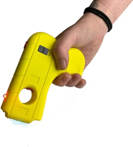Vista 3 de DZS pistola de mano pistola aturdidora luz LED batería recargable