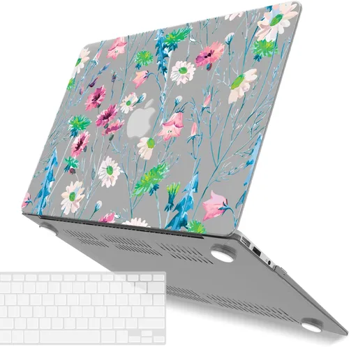 Vista 20 de IBENZER - Funda compatible con MacBook Air de 11 pulgadas, modelo A1370 A1465, funda de plástico suave al tacto, rígida, en paquete con funda