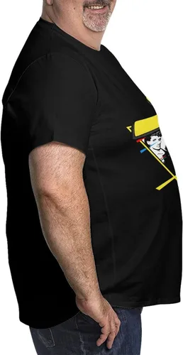 Vista 4 de Soda Stereo Plus Size T Shirt Mens Big and Tall Casual O-Neck Short Sleeve Loose Fashion Tops