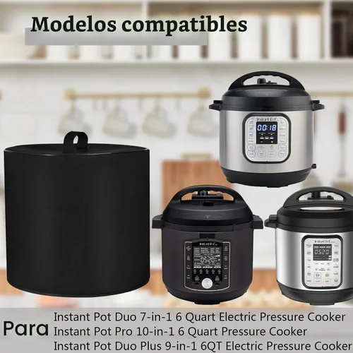 Vista 2 de Cubierta antipolvo para olla a presión multicocina Instant Pot Duo Plus 9