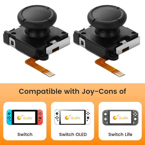 Vista 2 de Gulikit Switch Joystick Replacement-1 Pair