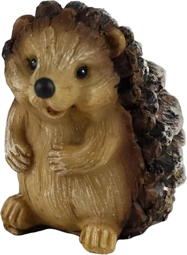 Vista 5 de Gerson Woodland - Figuras de erizo de piña, juego de 4