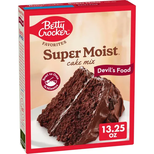 Vista 47 de Betty Crocker Delights Mezcla de pastel de vainilla francesa súper húmeda, 13.25 onzas
