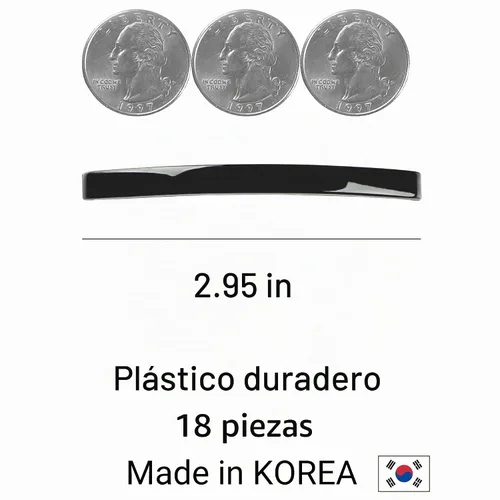 Vista 2 de Juego de pinzas para el cabello, accesorios de estilo cúpula