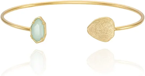 Vista 33 de OZEL - Pulseras para mujer, chapados en oro real de 18 quilates, pulseras de oro de cristal colorido para regalos