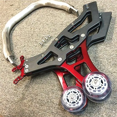 Vista 5 de XKMT-Universal Racing Sport Rear Combo Wheel Lift Stands Paddock Stands Rojo [B01442B0BM]